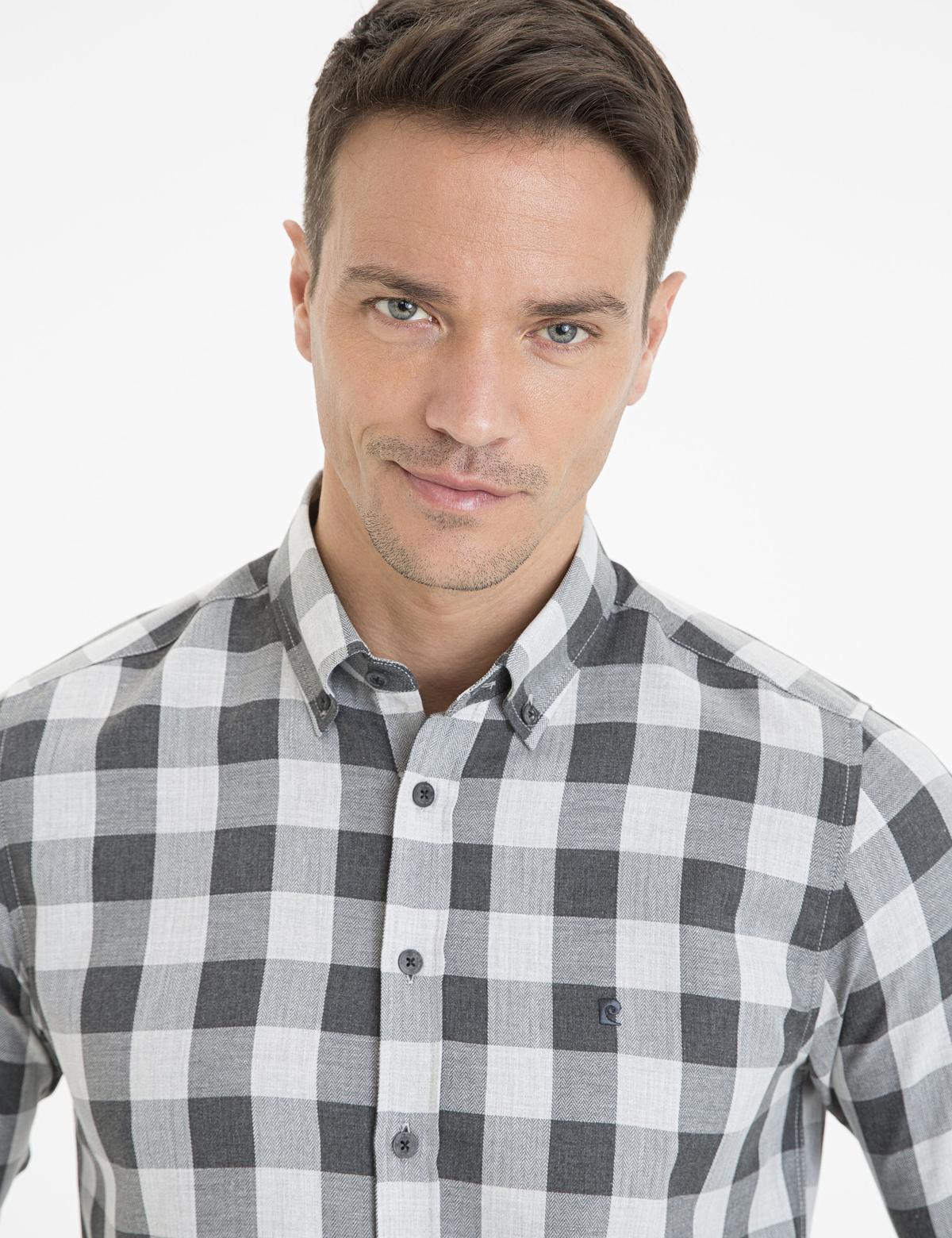 Siyah Slim Fit Gömlek - 50233470016