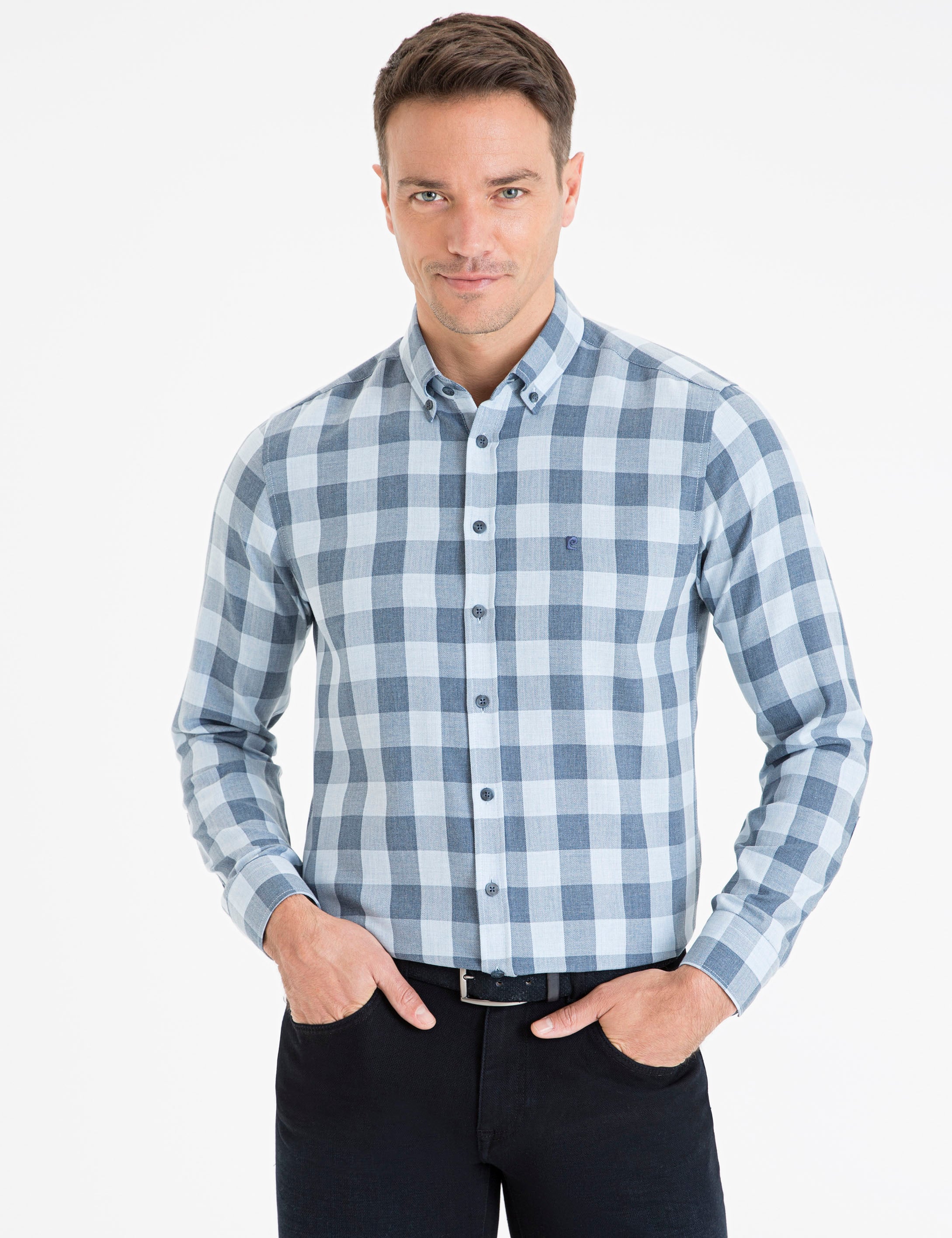 Lacivert Slim Fit Gömlek