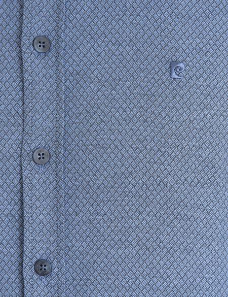 Lacivert Slim Fit Uzun Kollu Gömlek - 50233543051