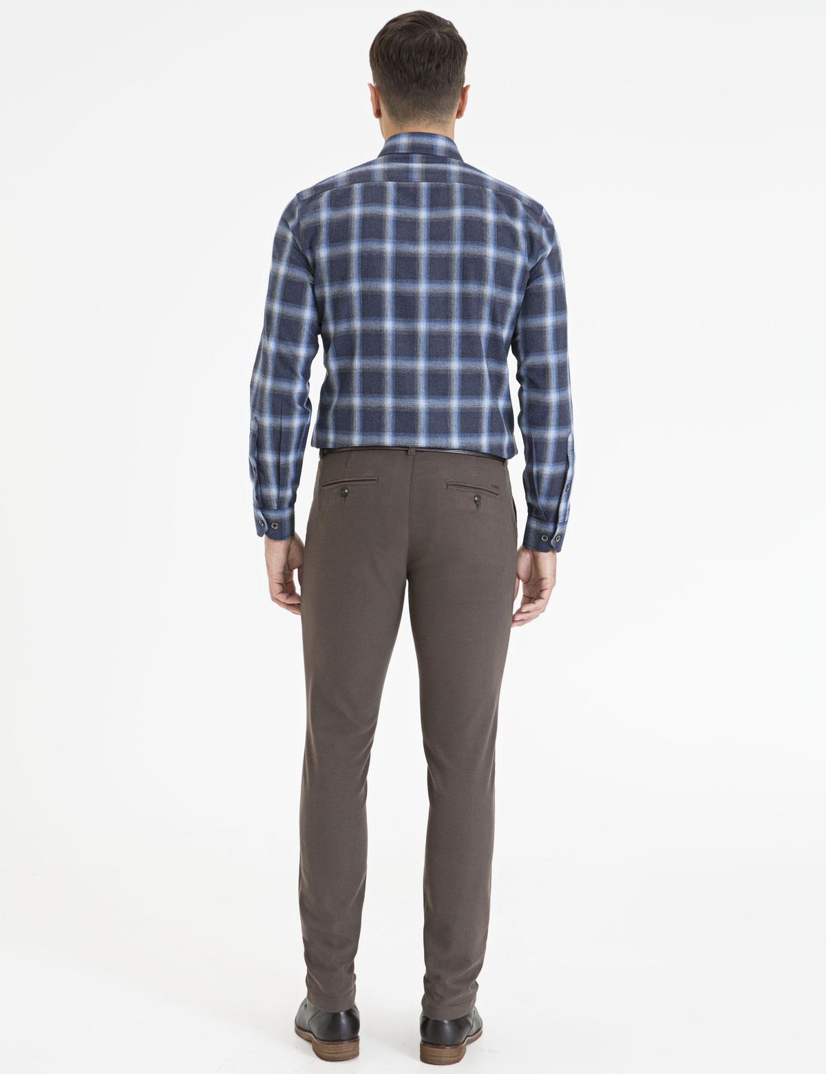 Haki Slim Fit Kanvas Pantolon - 50230229005