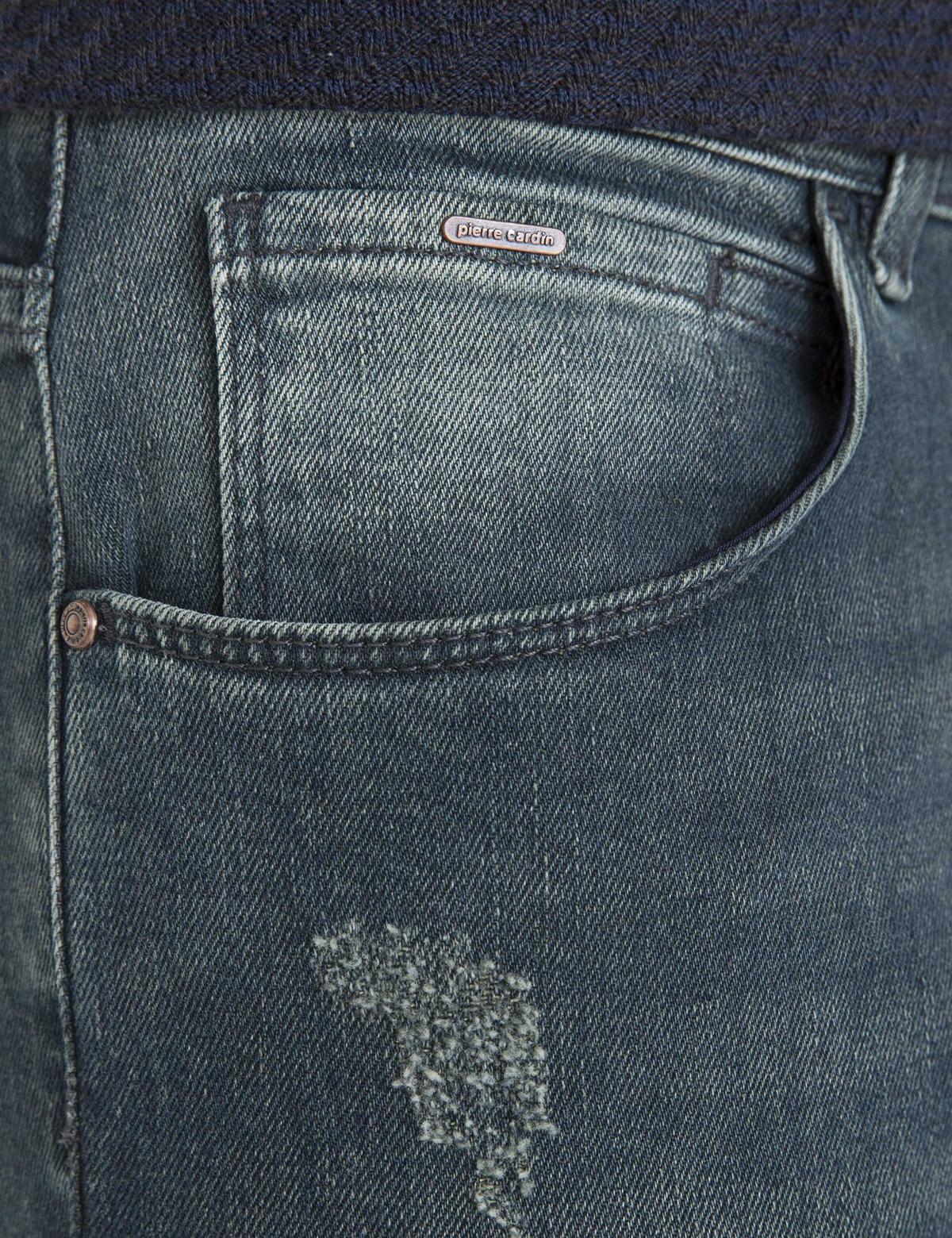 Koyu Mavi Slim Fit Denim Pantolon - 50227666051