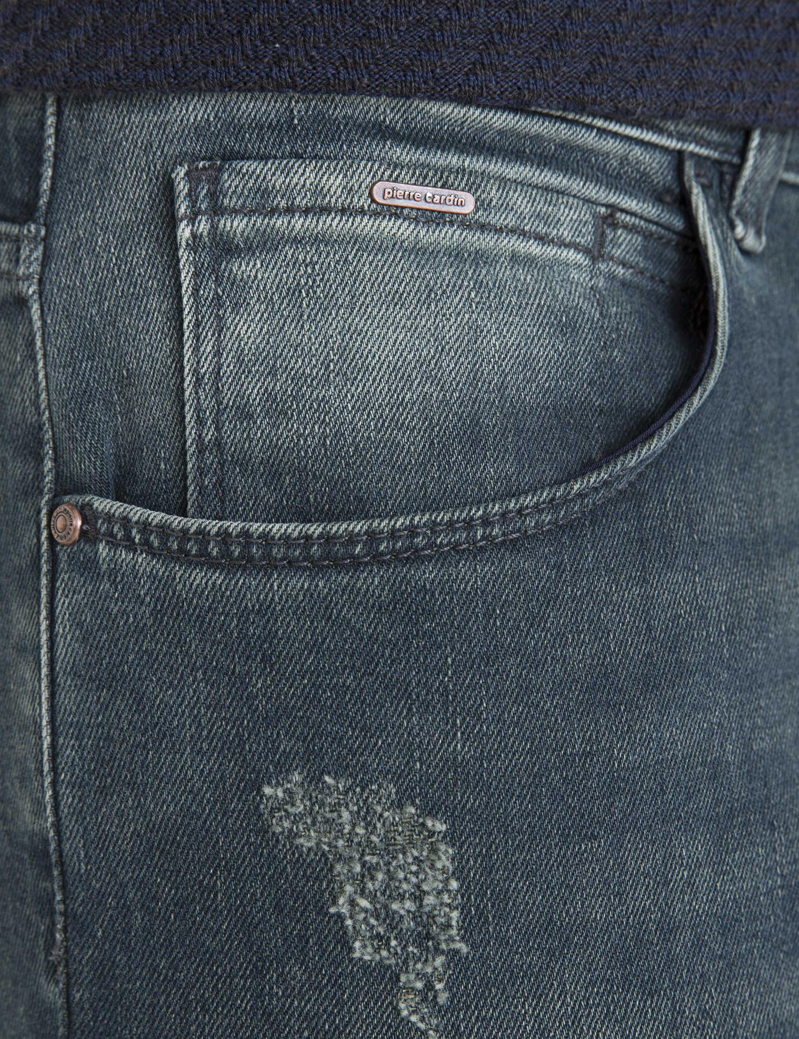 Koyu Mavi Slim Fit Denim Pantolon