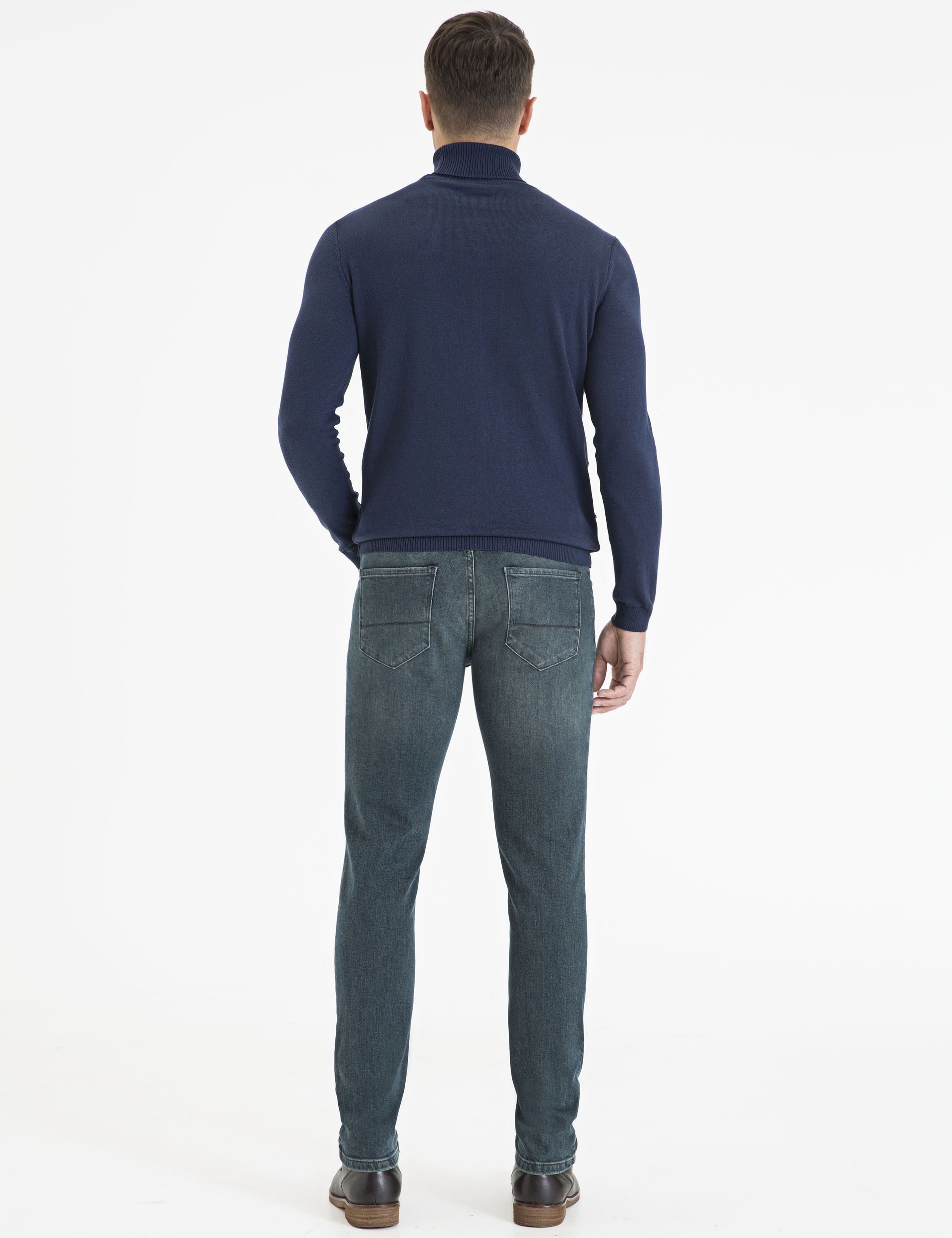 Saks Slim Fit Jean Pantolon - Image 3