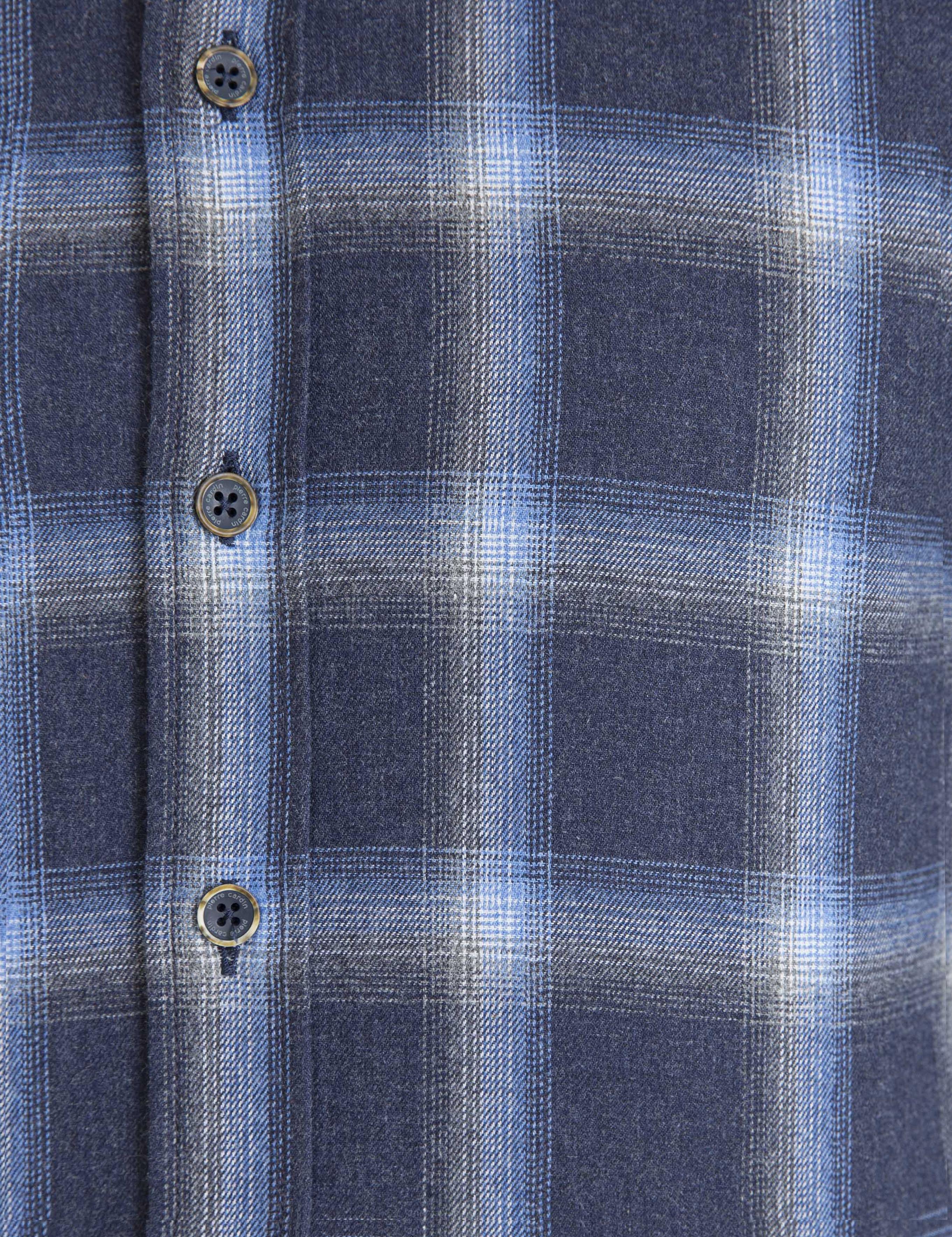 Lacivert Slim Fit Uzun Kollu Gömlek