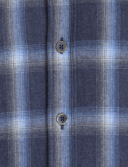 Lacivert Slim Fit Uzun Kollu Gömlek - 50230261010