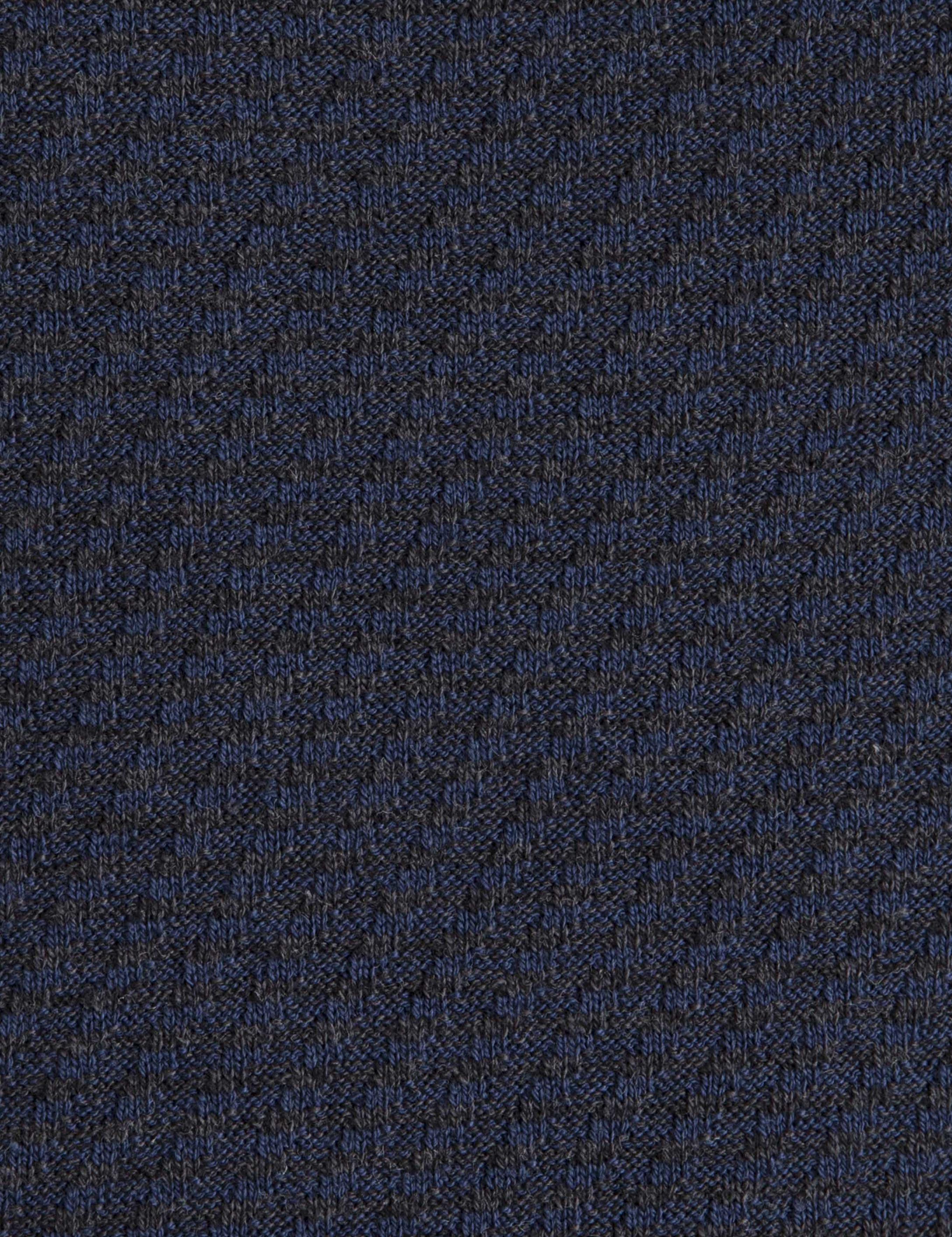 Lacivert Slim Fit Triko Kazak