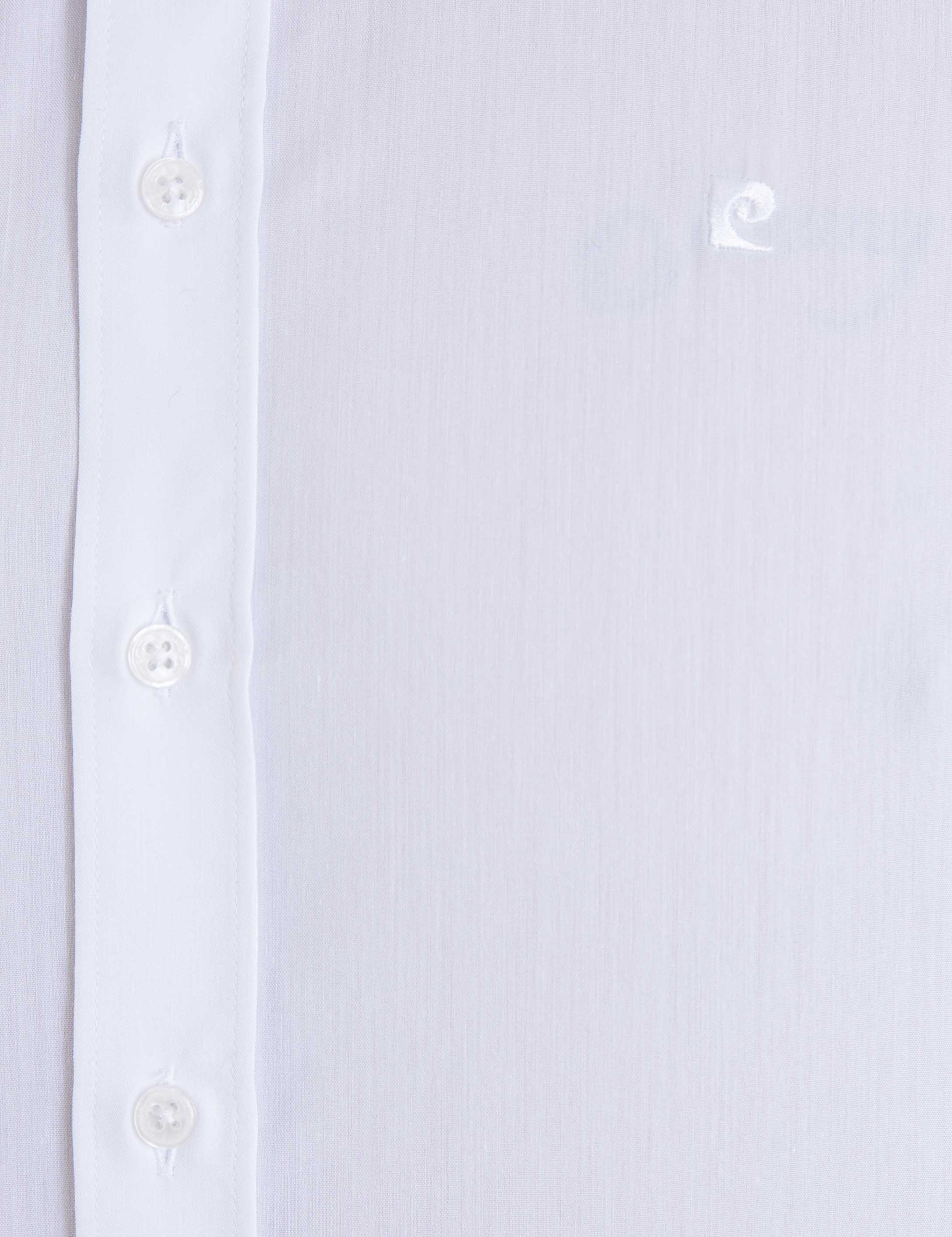 Beyaz Slim Fit Basic Gömlek