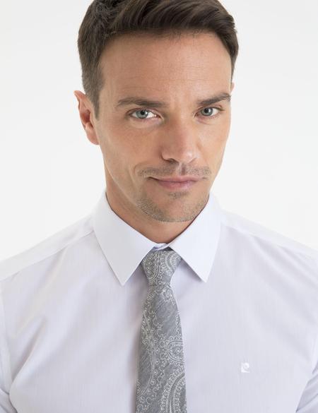 Beyaz Slim Fit Basic Gömlek - 50233539016