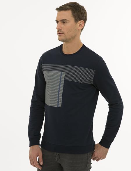 Lacivert Standart Fit Sweatshirt - 50235438001