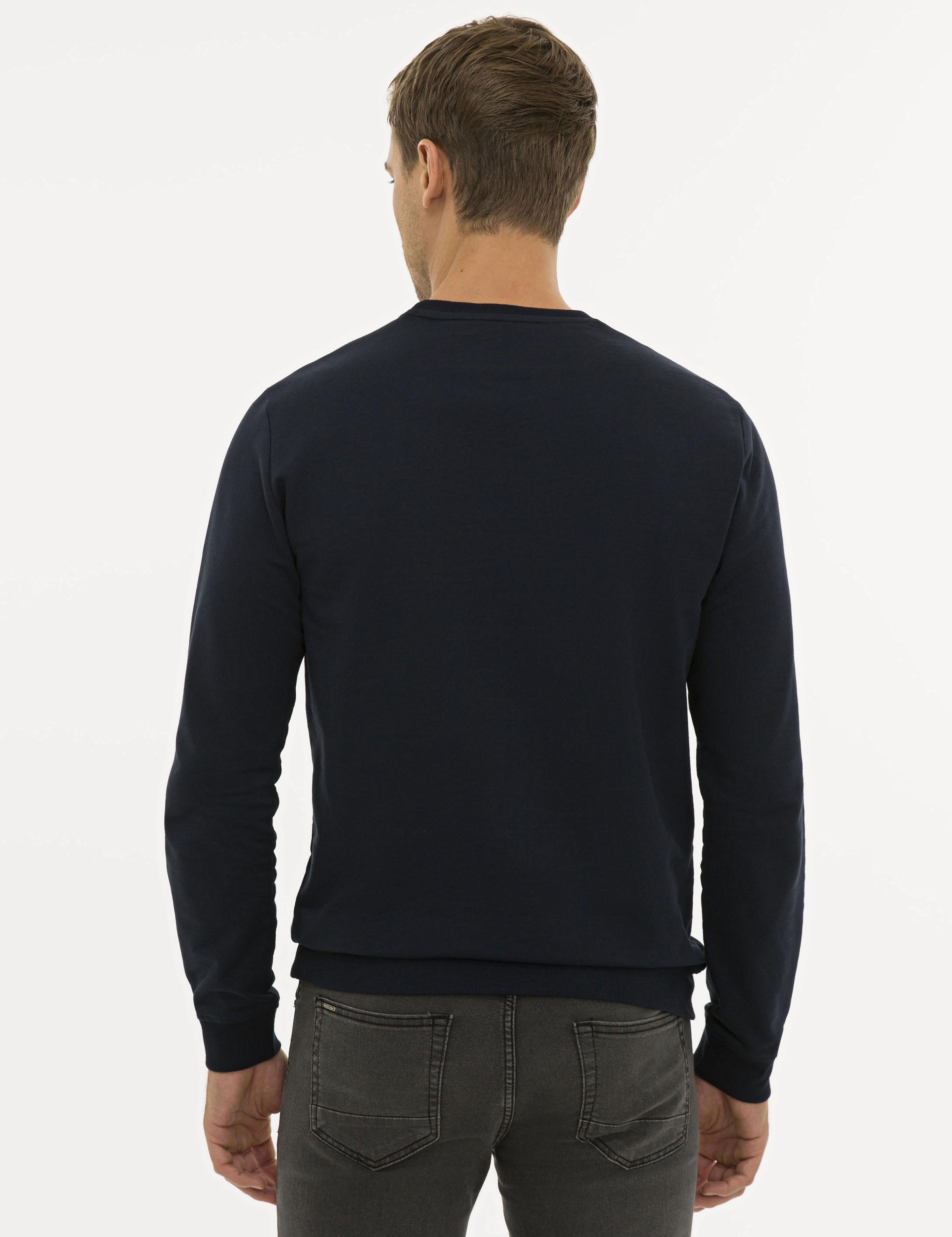Lacivert Standart Fit Sweatshirt
