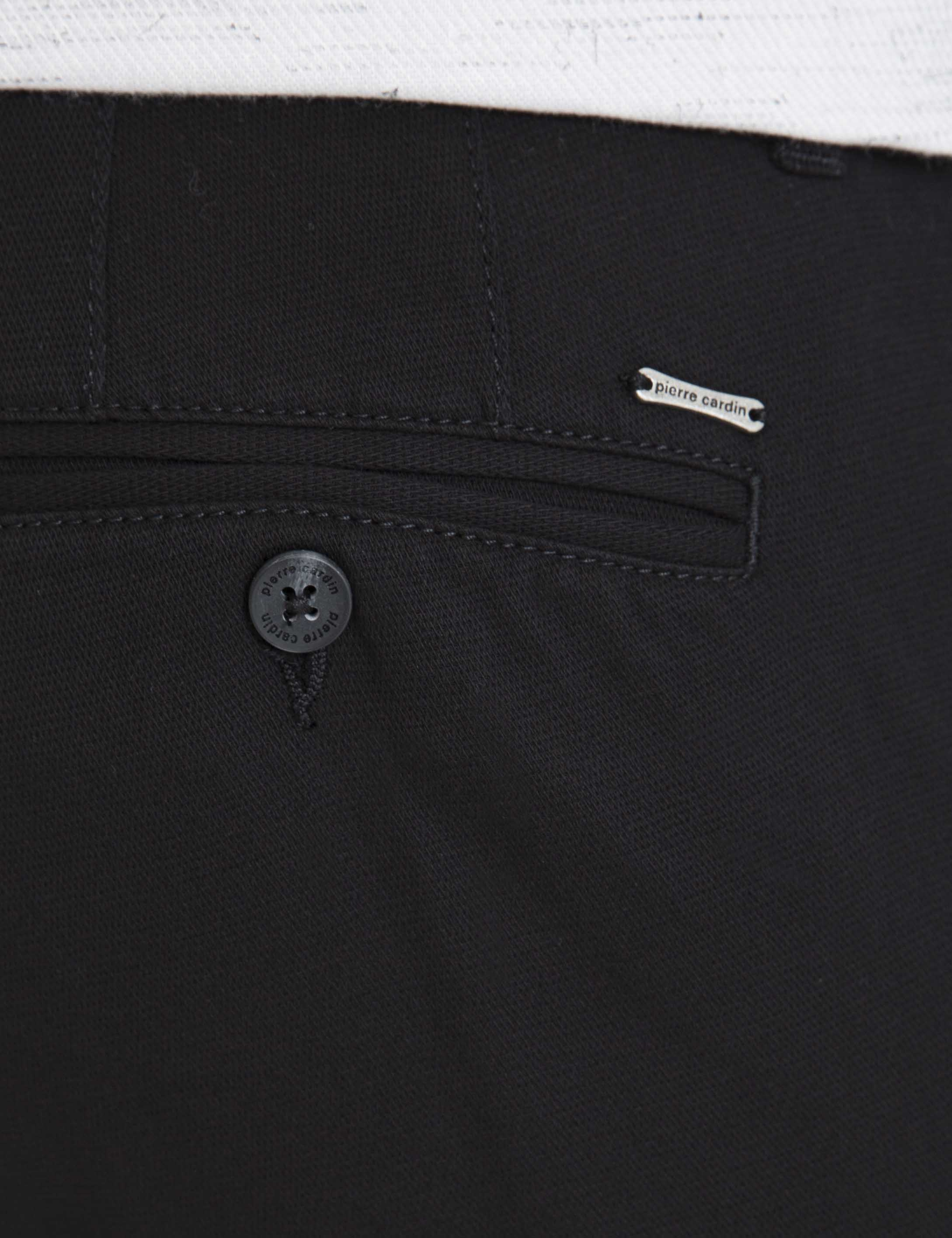 Siyah Slim Fit Chino Pantolon