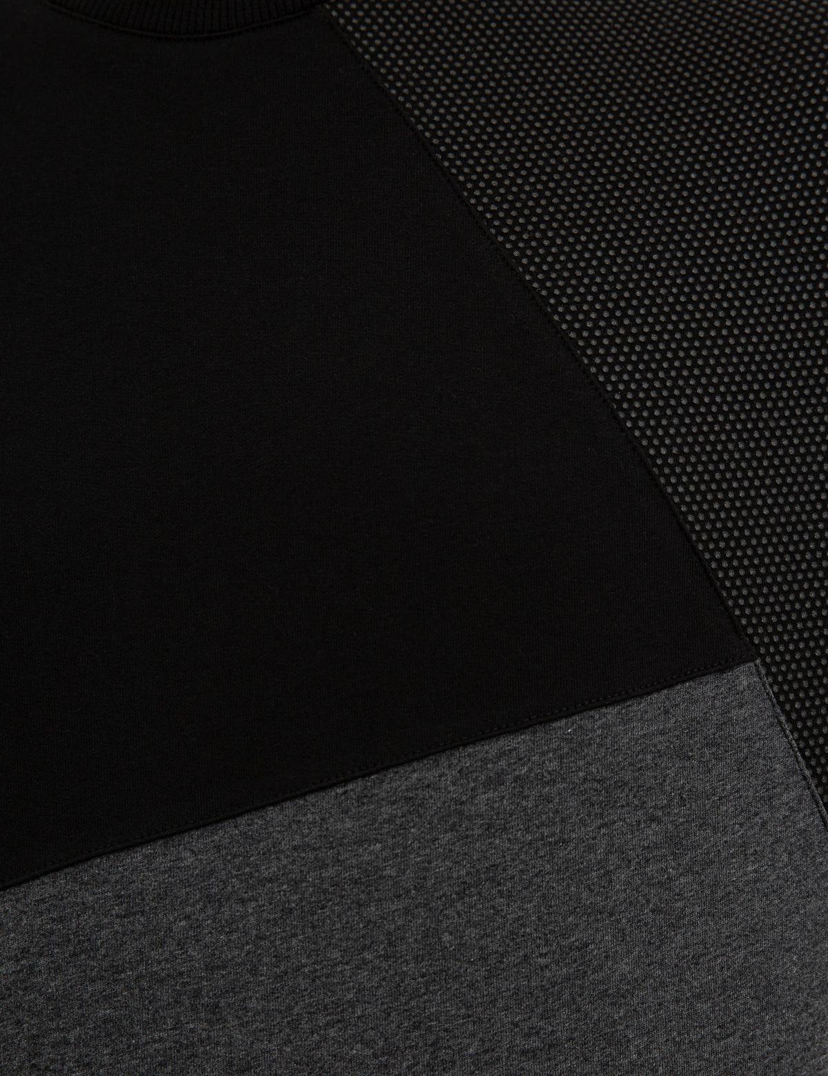 Siyah Regular Fit Sweatshirt - 50235437002