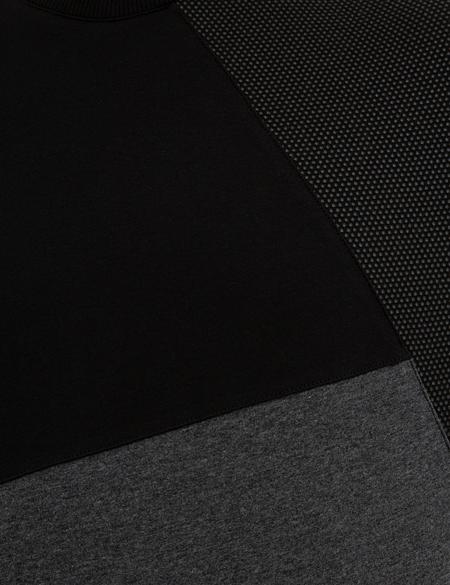 Siyah Regular Fit Sweatshirt - 50235437002