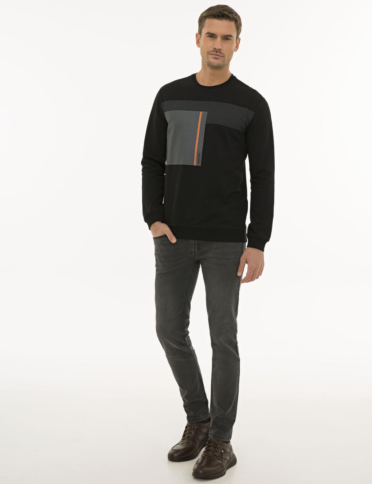 Siyah Sweatshirt - 50235438011