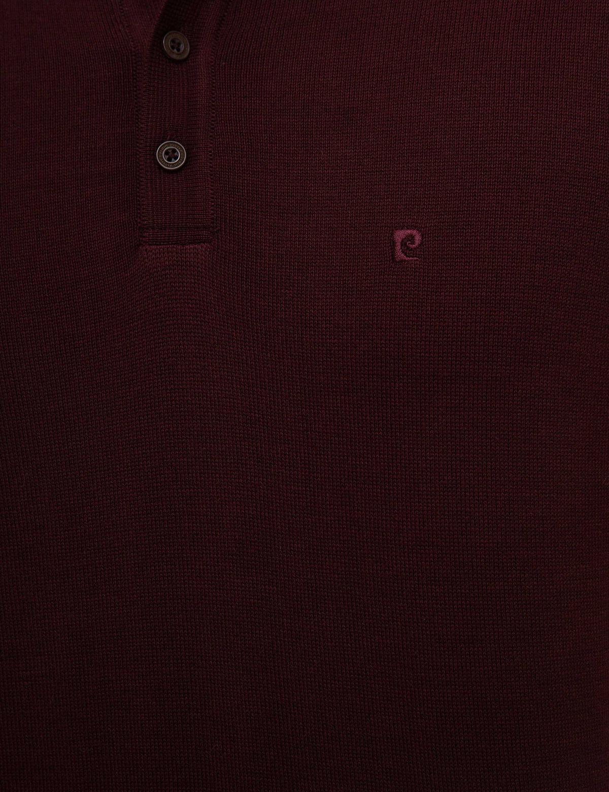 Bordo Slim Fit Basic Kazak - 50214242015