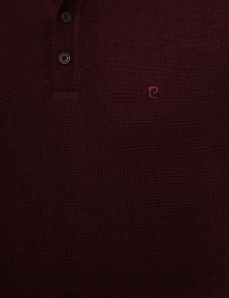 Bordo Slim Fit Basic Kazak - 50214242015
