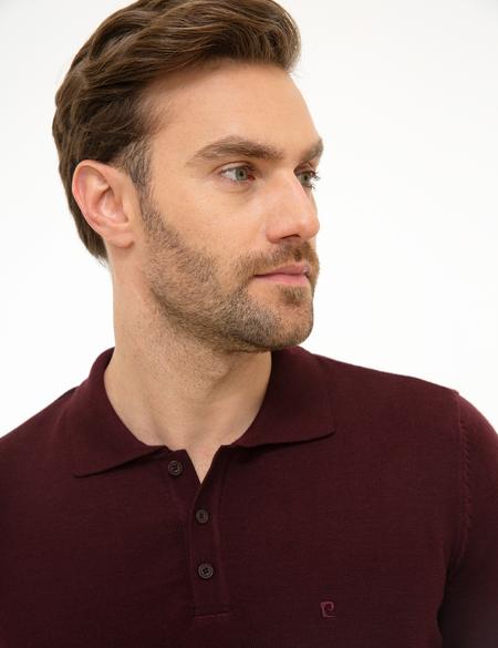 Bordo Slim Fit Basic Kazak - 50214242015