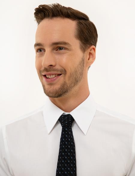 Beyaz Slim Fit Uzun Kollu Gömlek - 50223124022