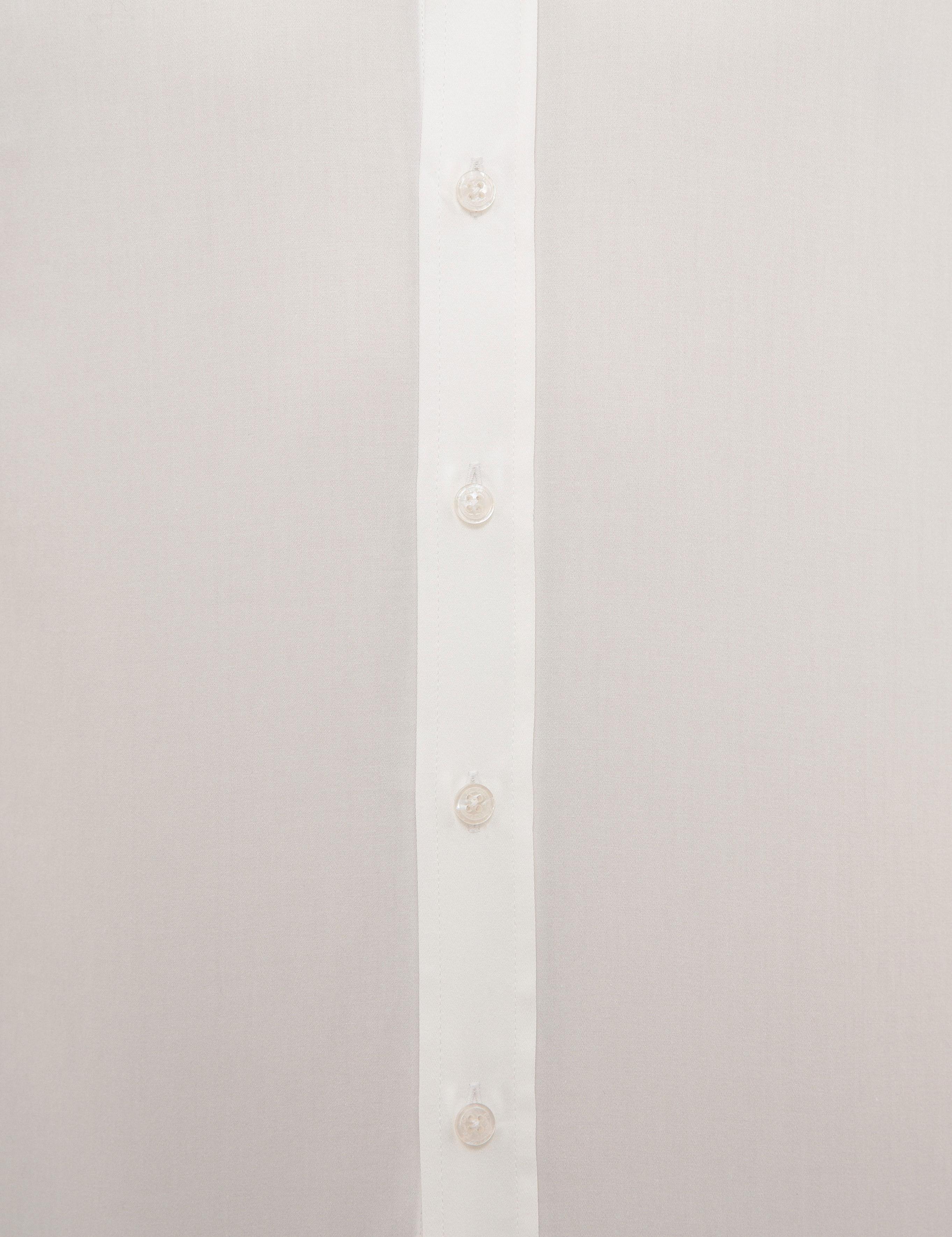 Beyaz Slim Fit Uzun Kollu Gömlek