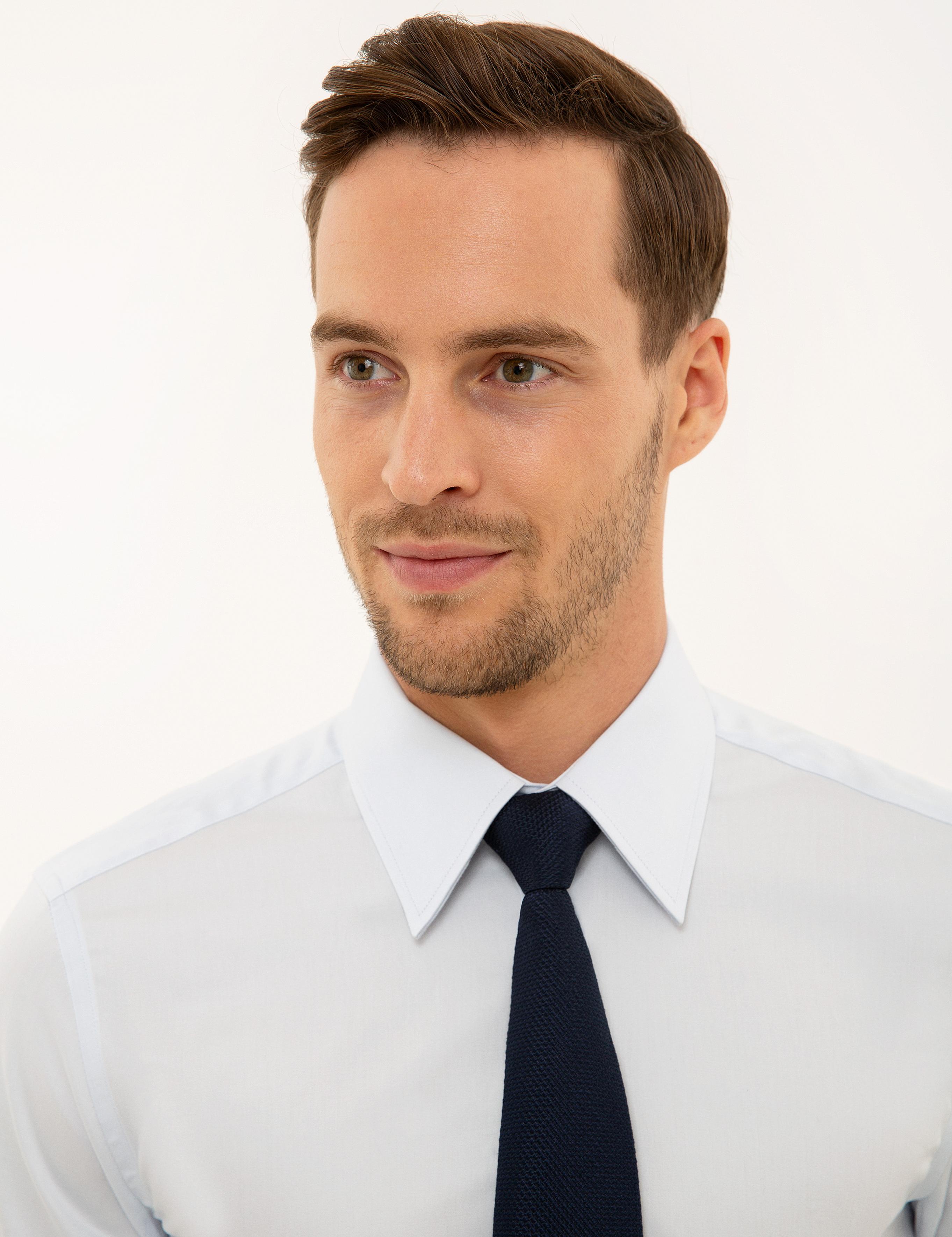 Açık Mavi Slim Fit Uzun Kollu Gömlek