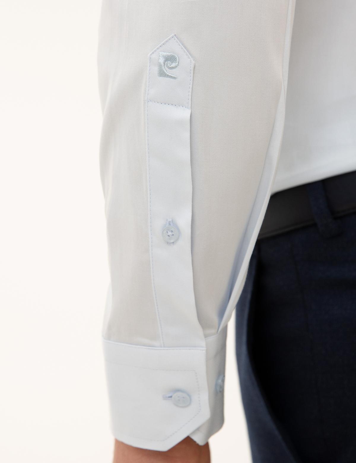 Açık Mavi Slim Fit Uzun Kollu Gömlek - 50223124013