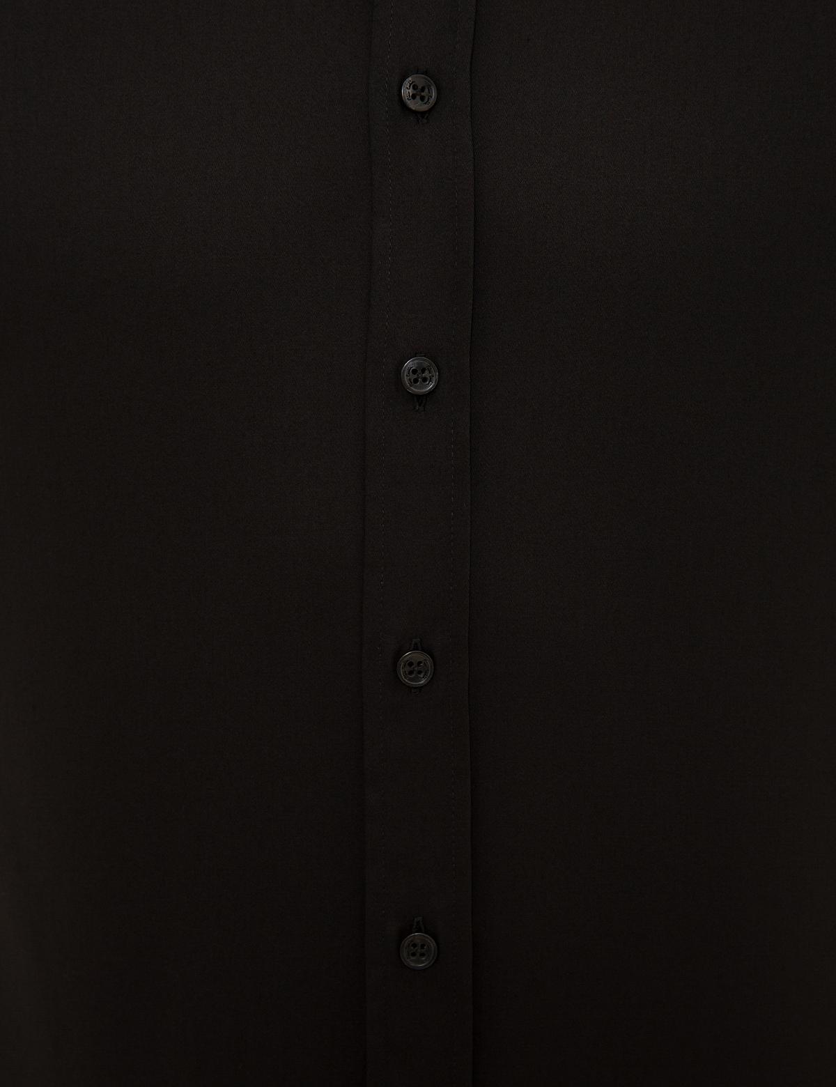 Siyah Slim Fit Uzun Kollu Gömlek - 50223124067