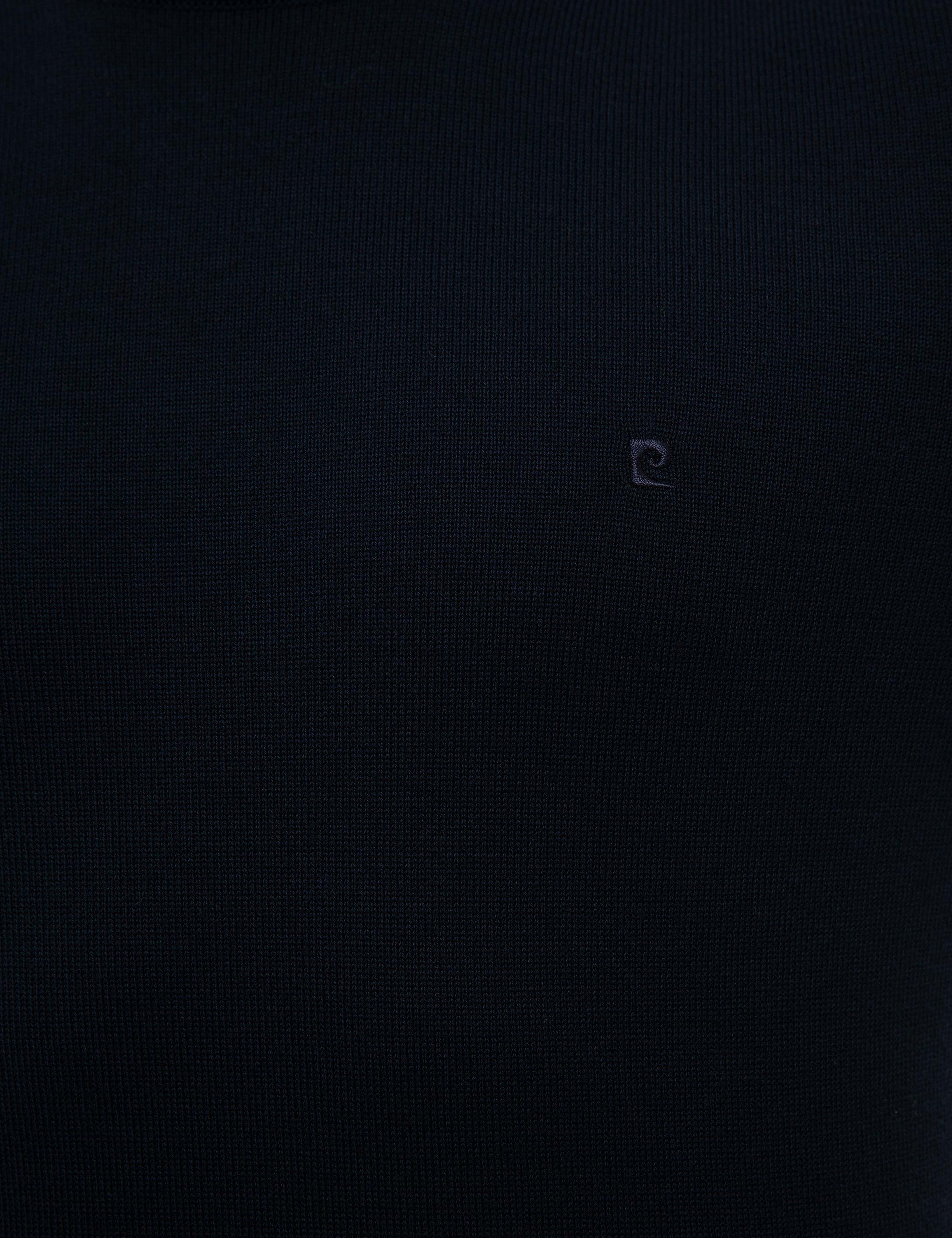 Lacivert Slim Fit Balıkçı Yaka Basic Triko Kazak - Image 6