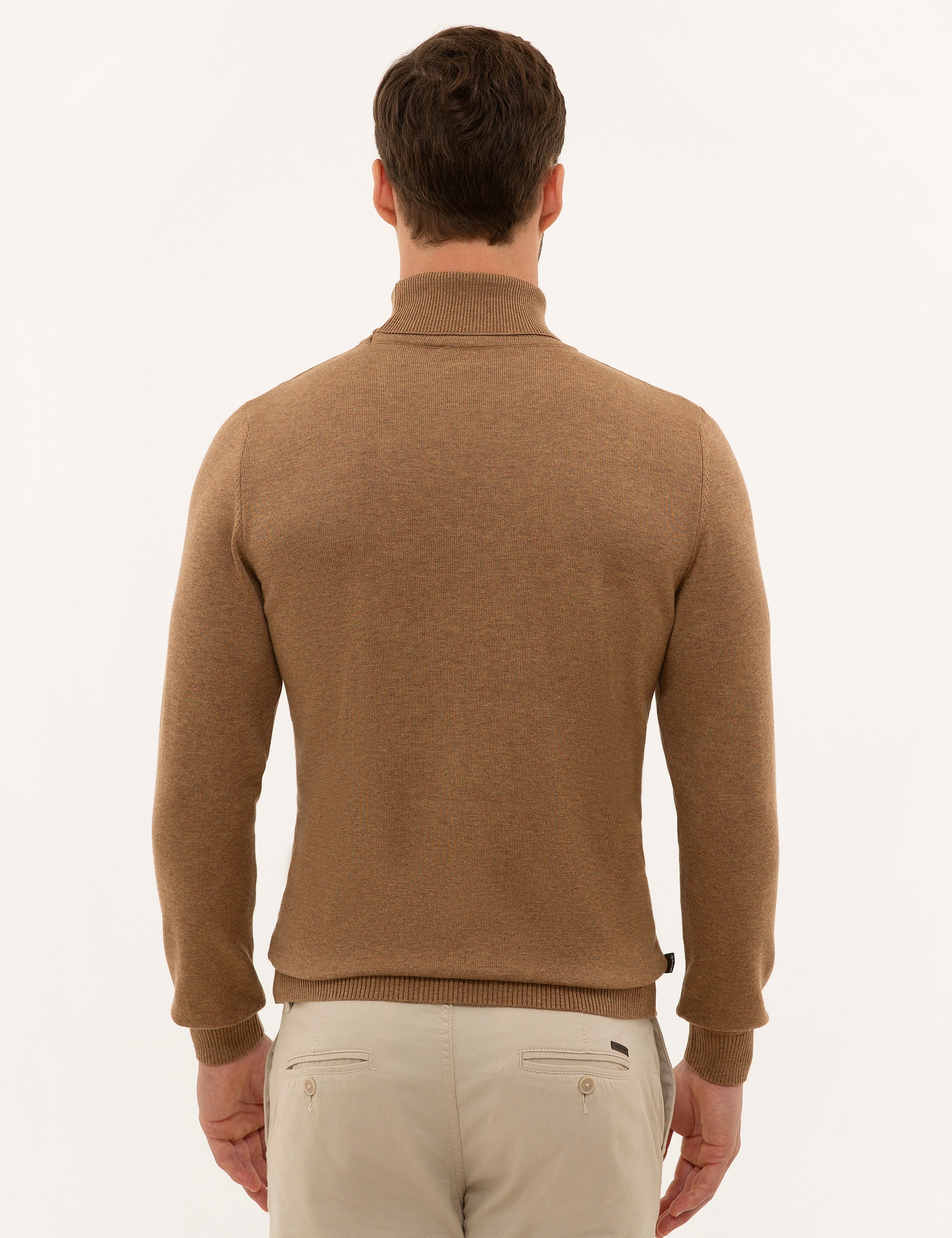 Camel Melanj Slim Fit Basic Kazak - Image 5