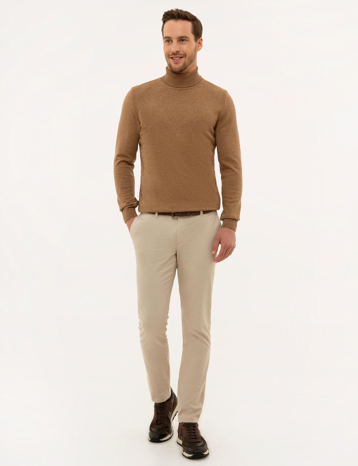 Camel Melanj Slim Fit Basic Kazak - 50227090097