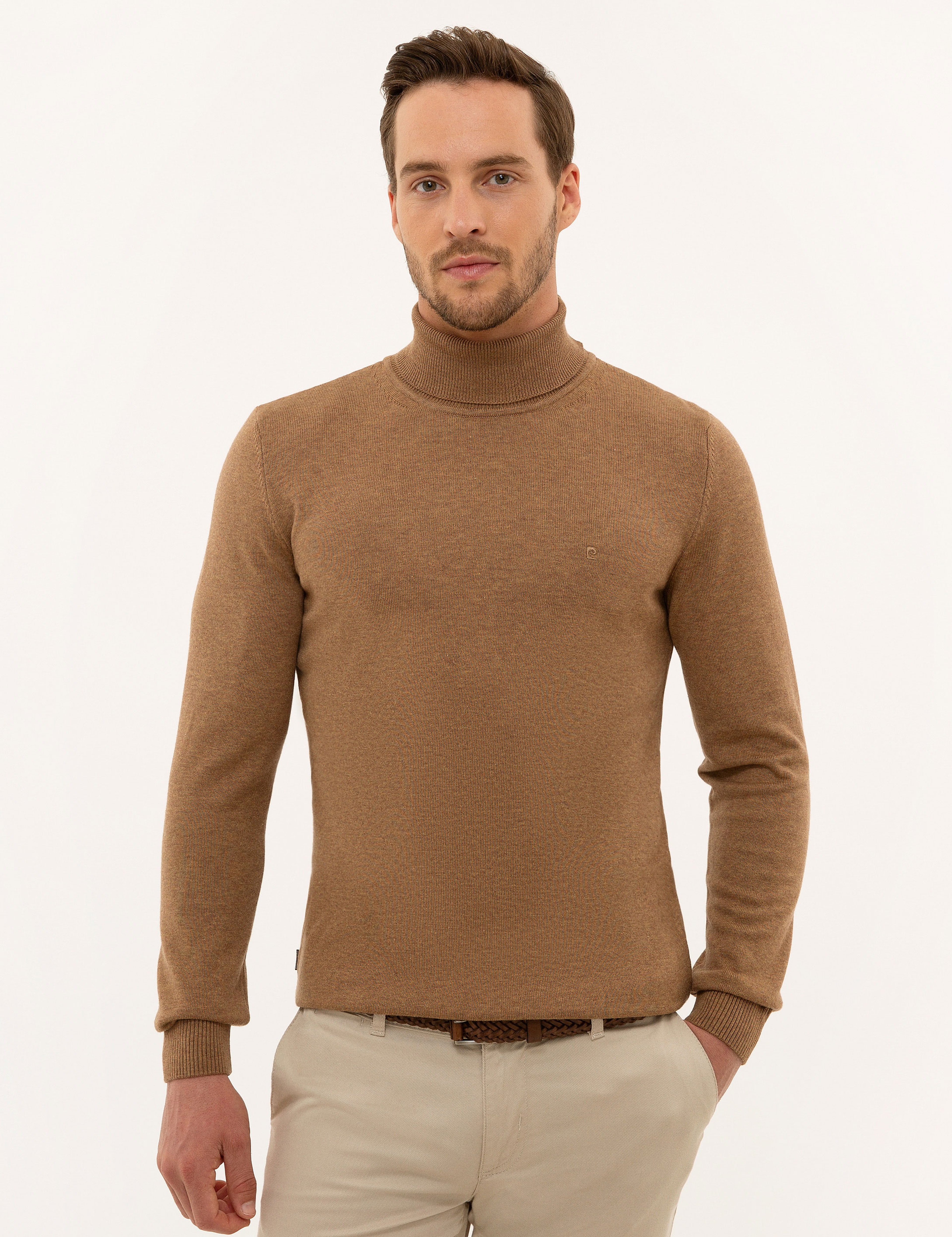 Camel Melanj Slim Fit Basic Kazak - Image 2