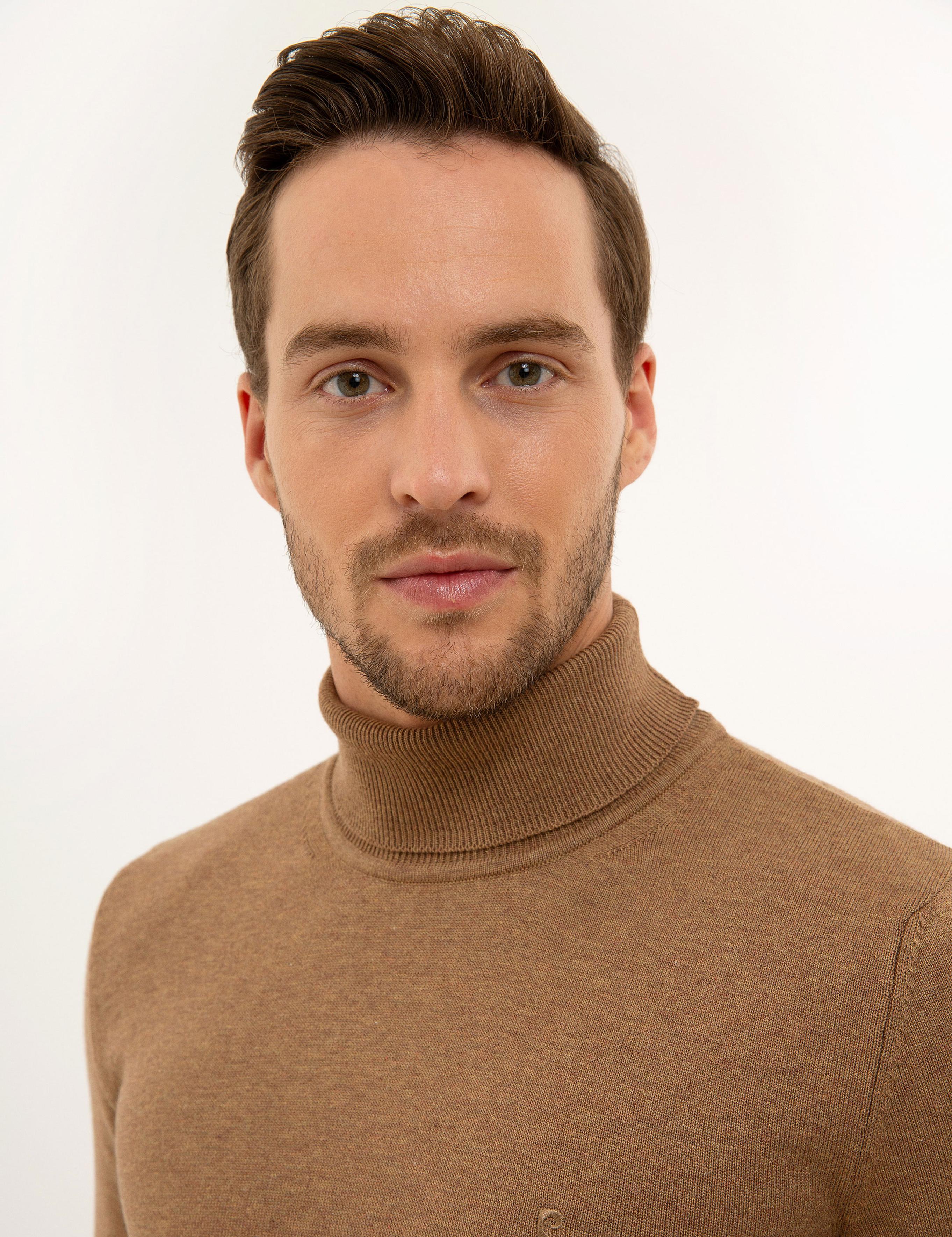 Camel Melanj Slim Fit Basic Kazak