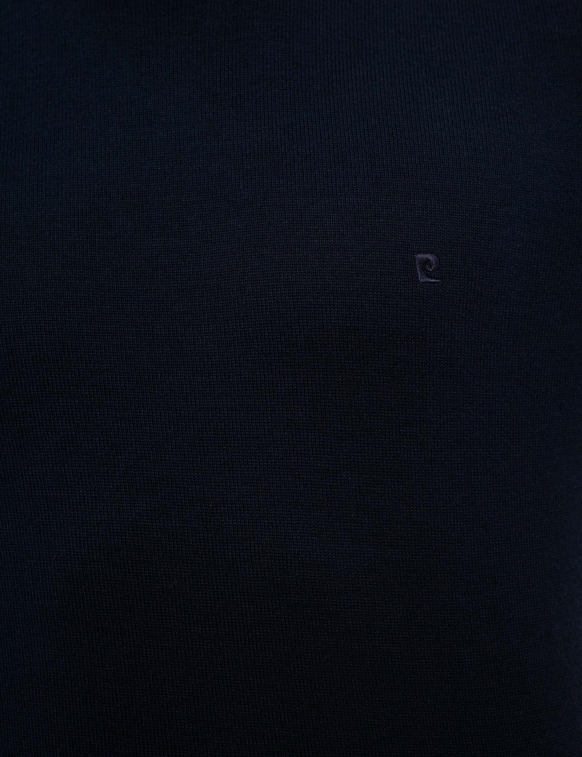 Lacivert Slim Fit Yarım Balıkçı Yaka Basic Triko Kazak - 50227091013