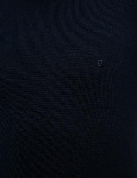 Lacivert Slim Fit Yarım Balıkçı Yaka Basic Triko Kazak - 50227091013