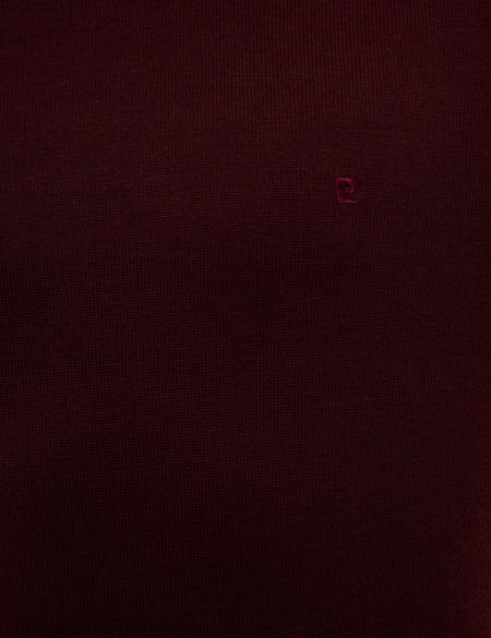 Bordo Slim Fit Basic Kazak - 50227090026