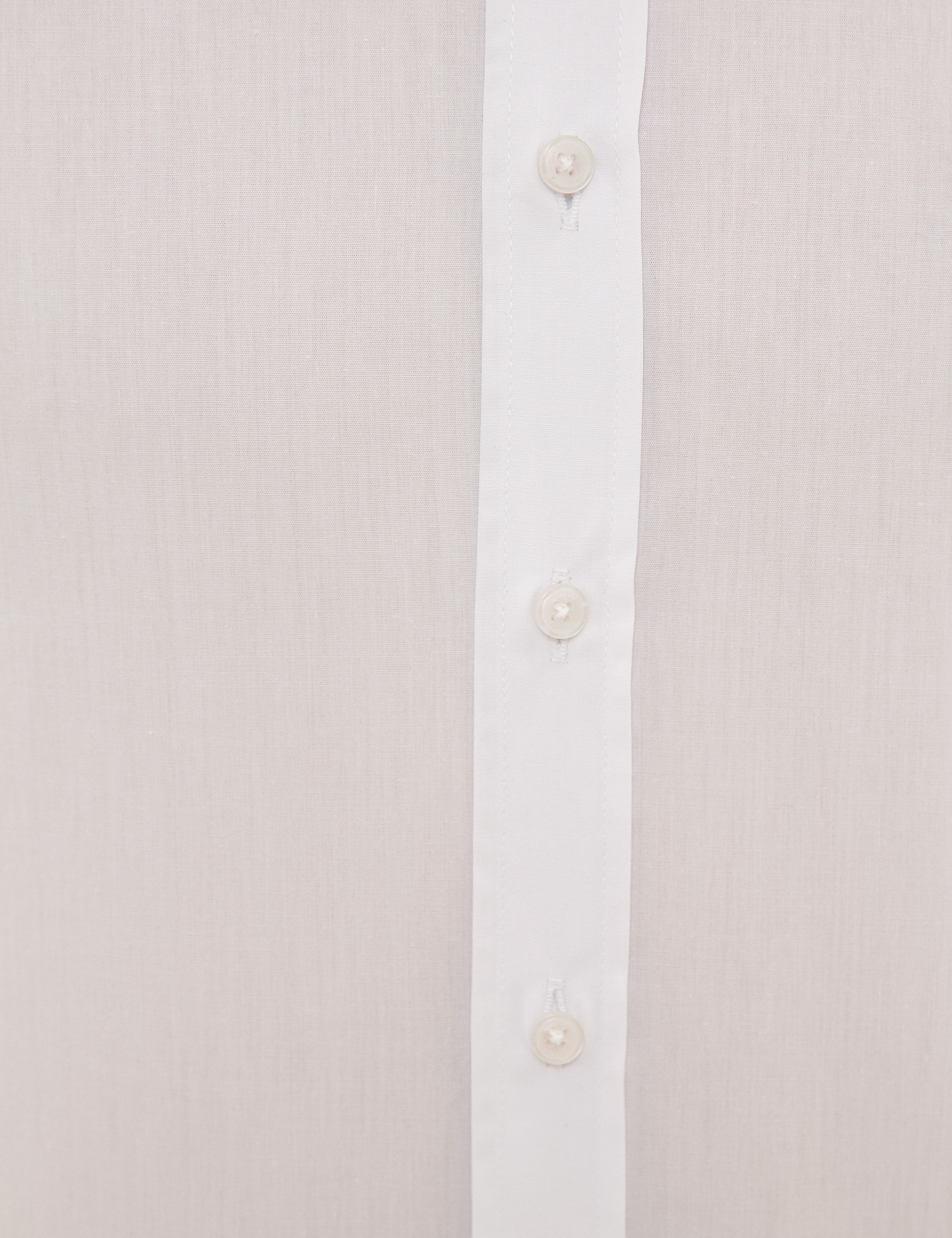 Beyaz Slim Fit Uzun Kollu Basic Gömlek - Image 6