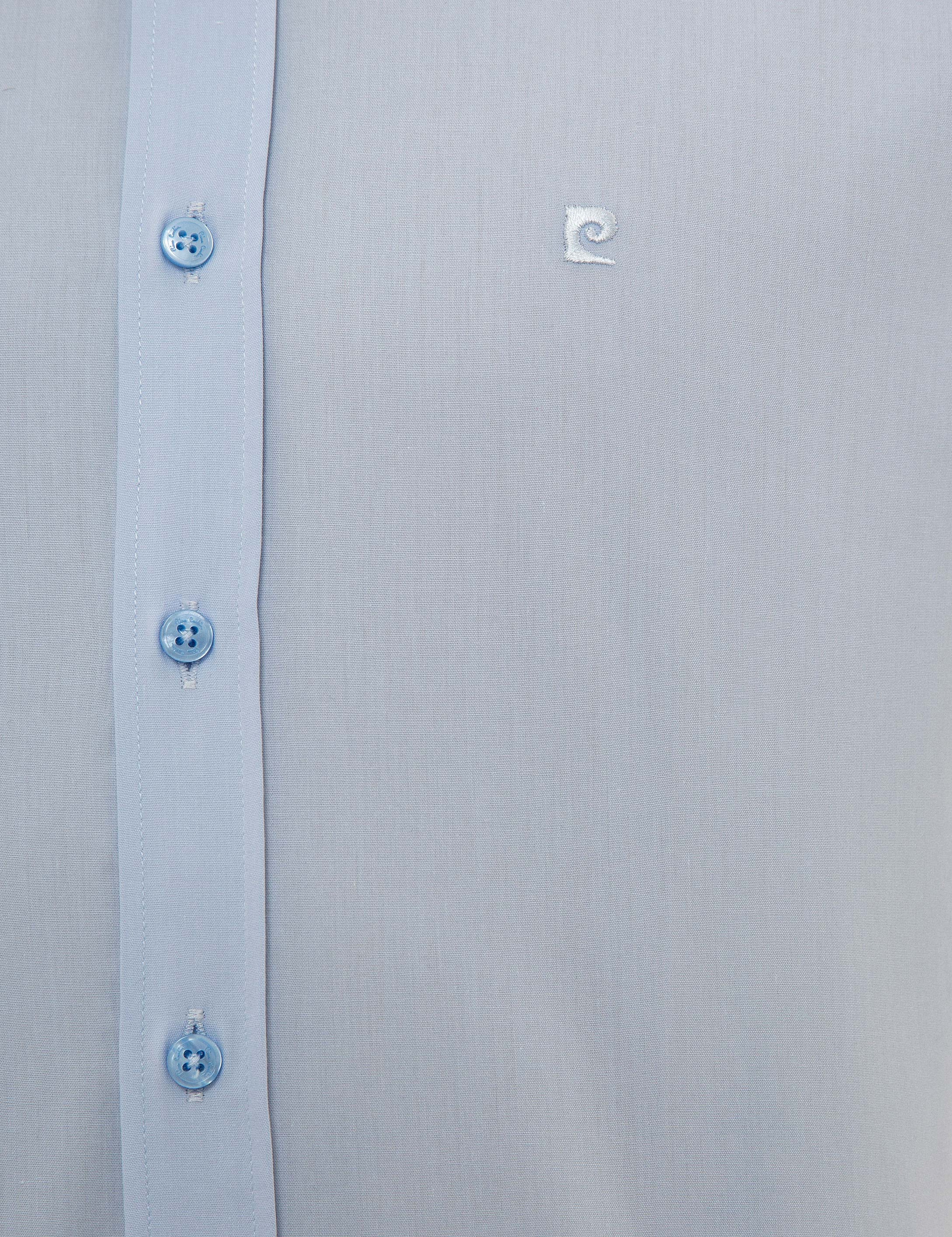 Koyu Mavi Slim Fit Uzun Kollu Klasik Gömlek