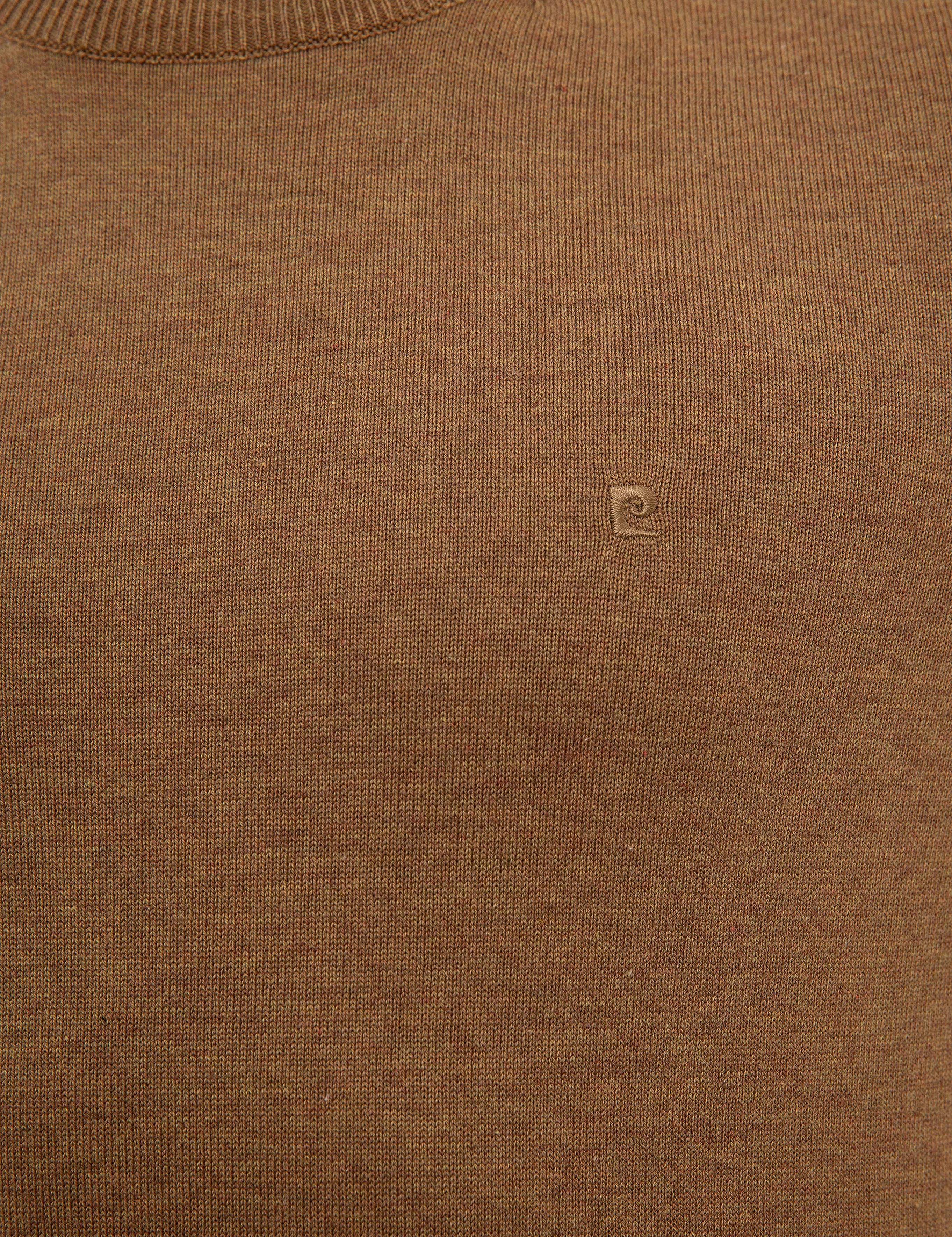 Camel Melanj Slim Fit Bisiklet Yaka Basic Triko Kazak