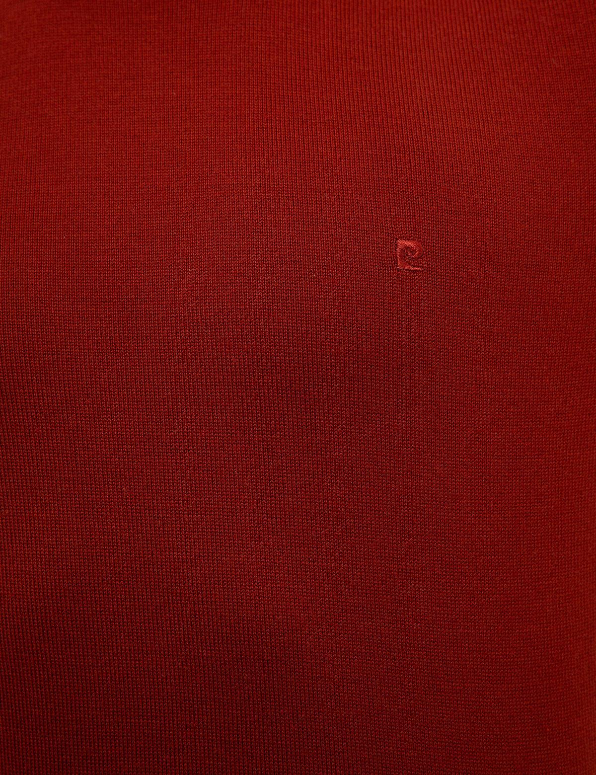 Kiremit Slim Fit Bisiklet Yaka Basic Triko Kazak - 50229215159