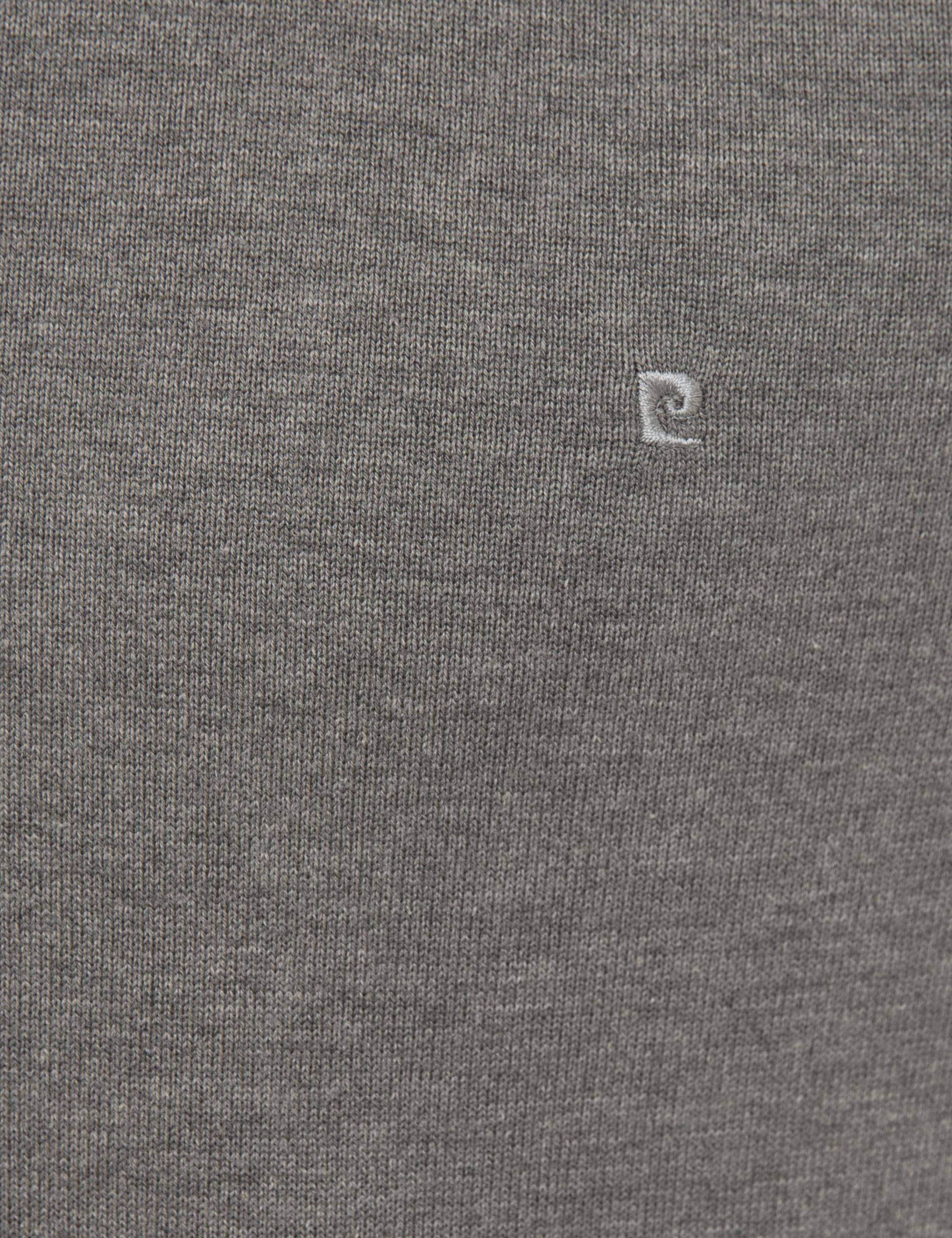 Gri Melanj Slim Fit Basic Kazak - Image 6