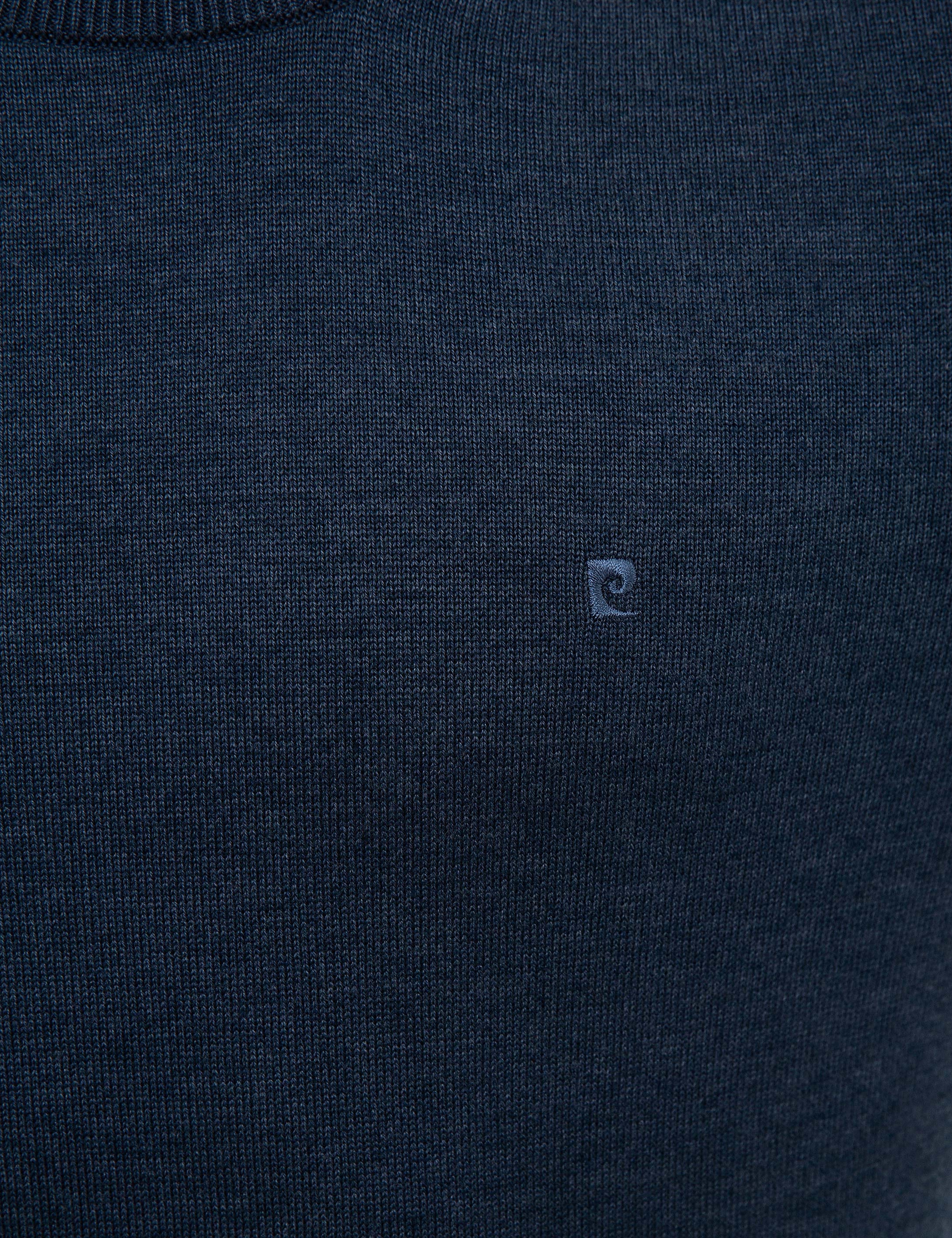 İndigo Melanj Slim Fit Basic Kazak - Image 6