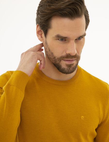 Safran Slim Fit Bisiklet Yaka Basic Triko Kazak - 50229215219