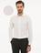 Beyaz Slim Fit Armürlü Gömlek