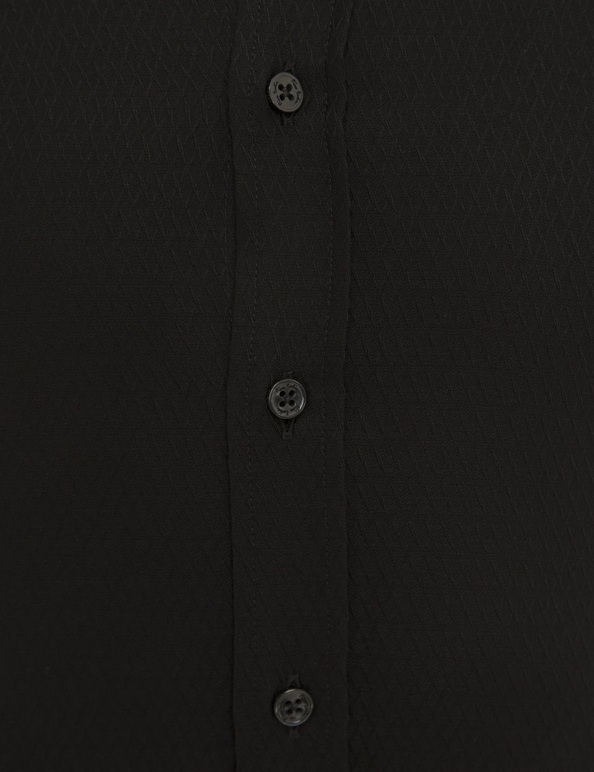 Siyah Slim Fit Uzun Kollu Gömlek - 50229531024