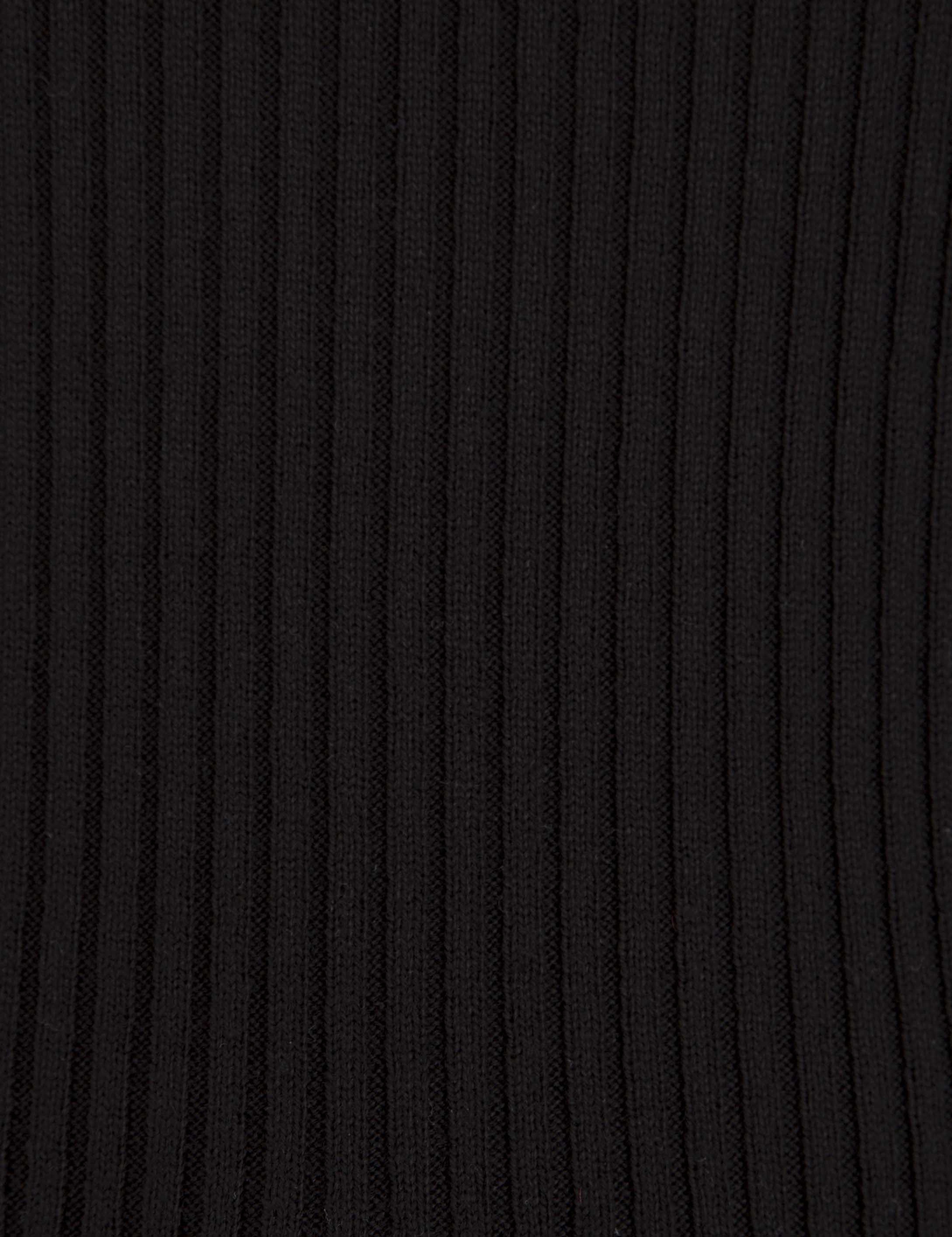 Siyah Slim Fit Kazak - Image 6