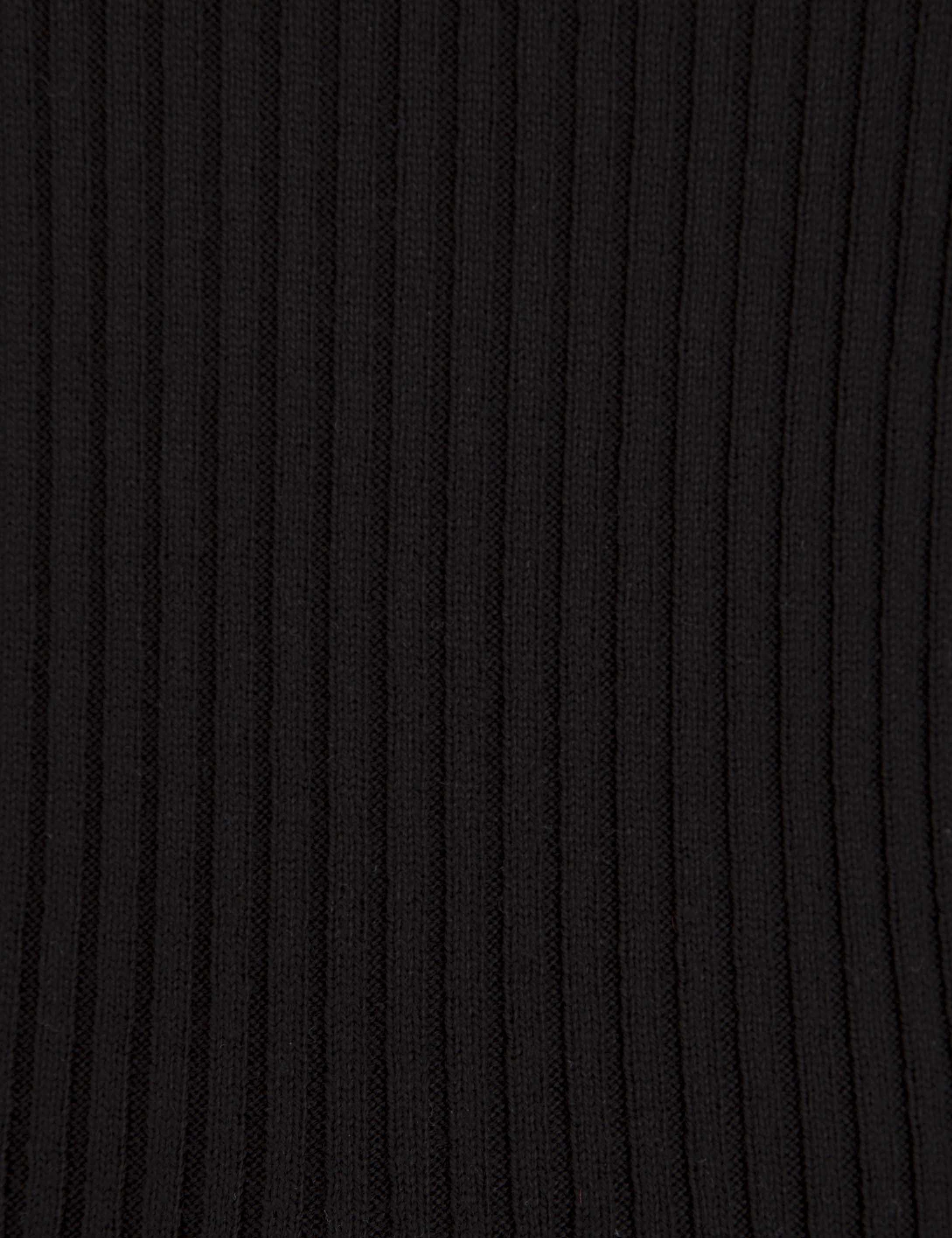 Siyah Slim Fit Kazak