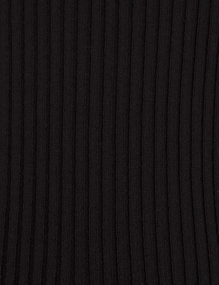 Siyah Slim Fit Kazak - 50197415021