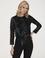 Siyah Crop Top Bluz