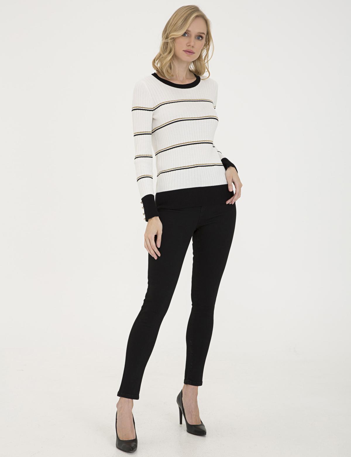 Siyah Skinny Fit Jean Pantolon - 50237955004