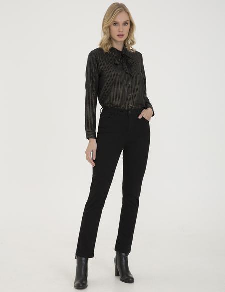Siyah Slim Fit Jean Pantolon - 50237960005