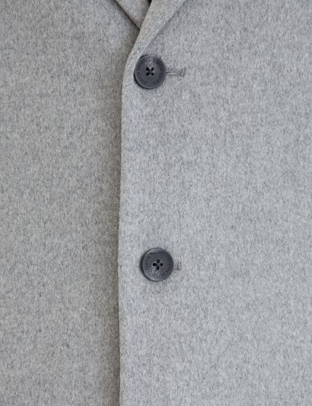 Açık Gri Ex. Slim Fit Kaşe Kaban - 50230243005